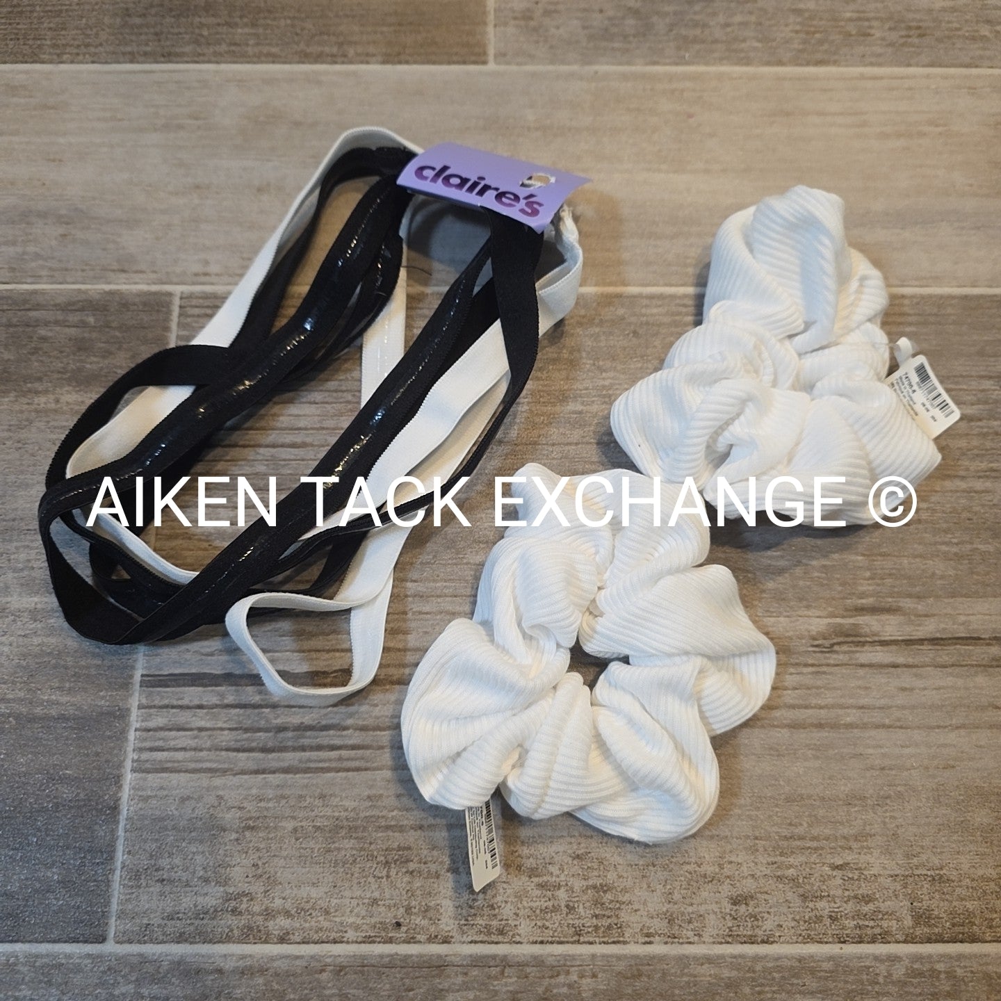 Claire's Hair Bundle - 2 Scrunchies, 5 Headbands