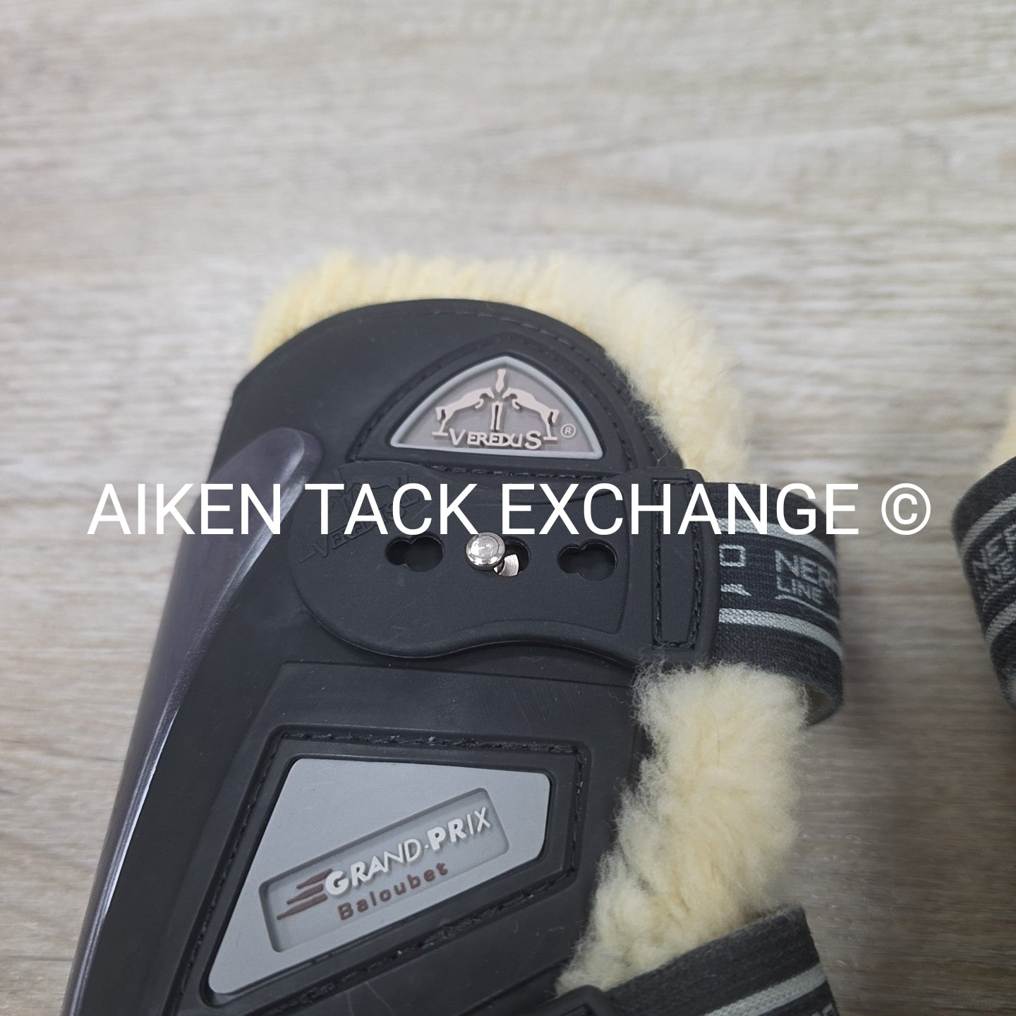 Veredus Nero Line Grand Prix Baloubet Sheepskin Tendon Boots, Size Large