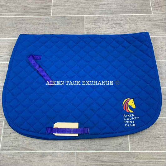 Dover Saddlery All Purpose Saddle Pad with ATE Logo and Aiken County Pony Club