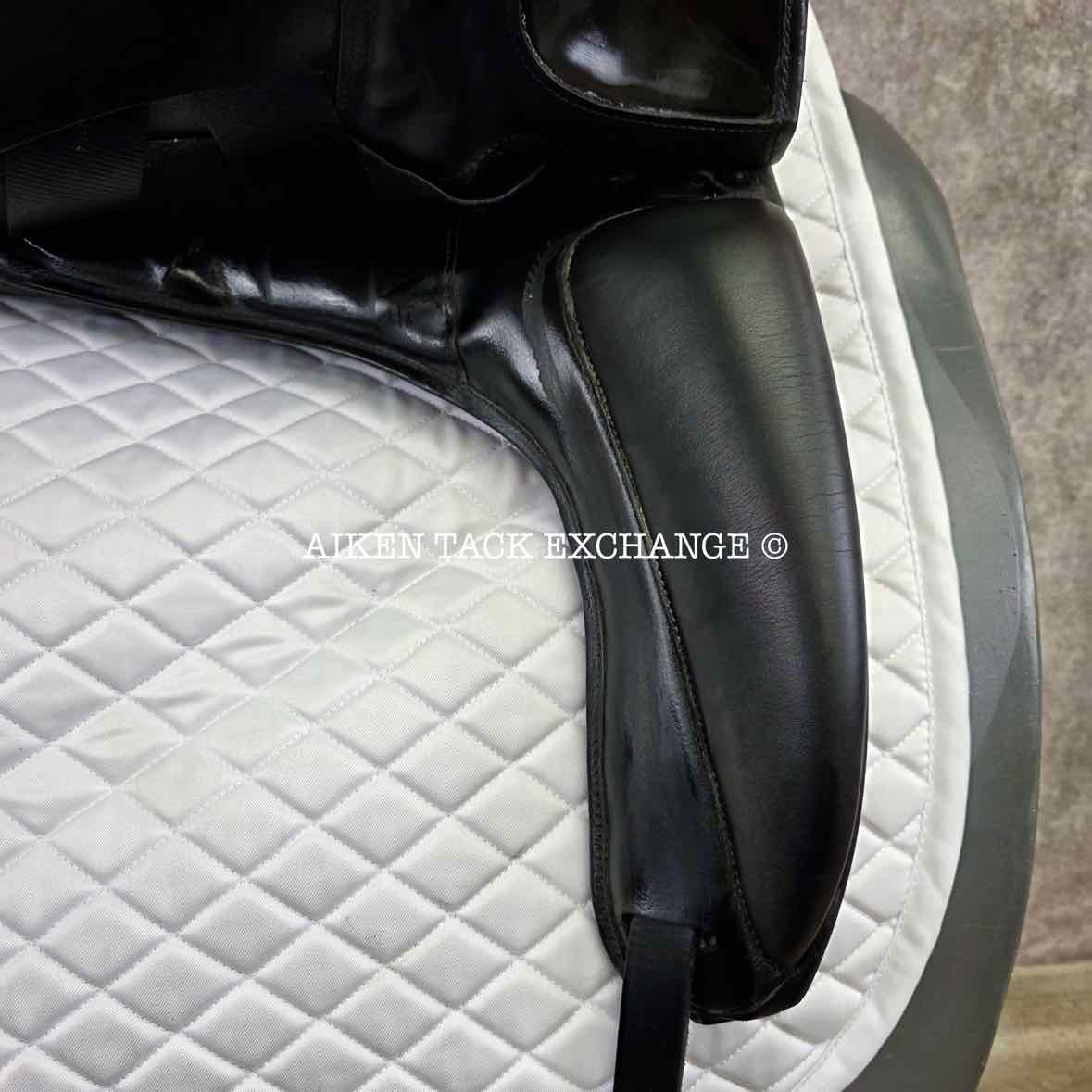 2018 Custom Saddlery Signature Steffen's Advantage Monoflap Dressage Saddle, 18" Seat, Adjustable Tree, Wool Flocked Panels