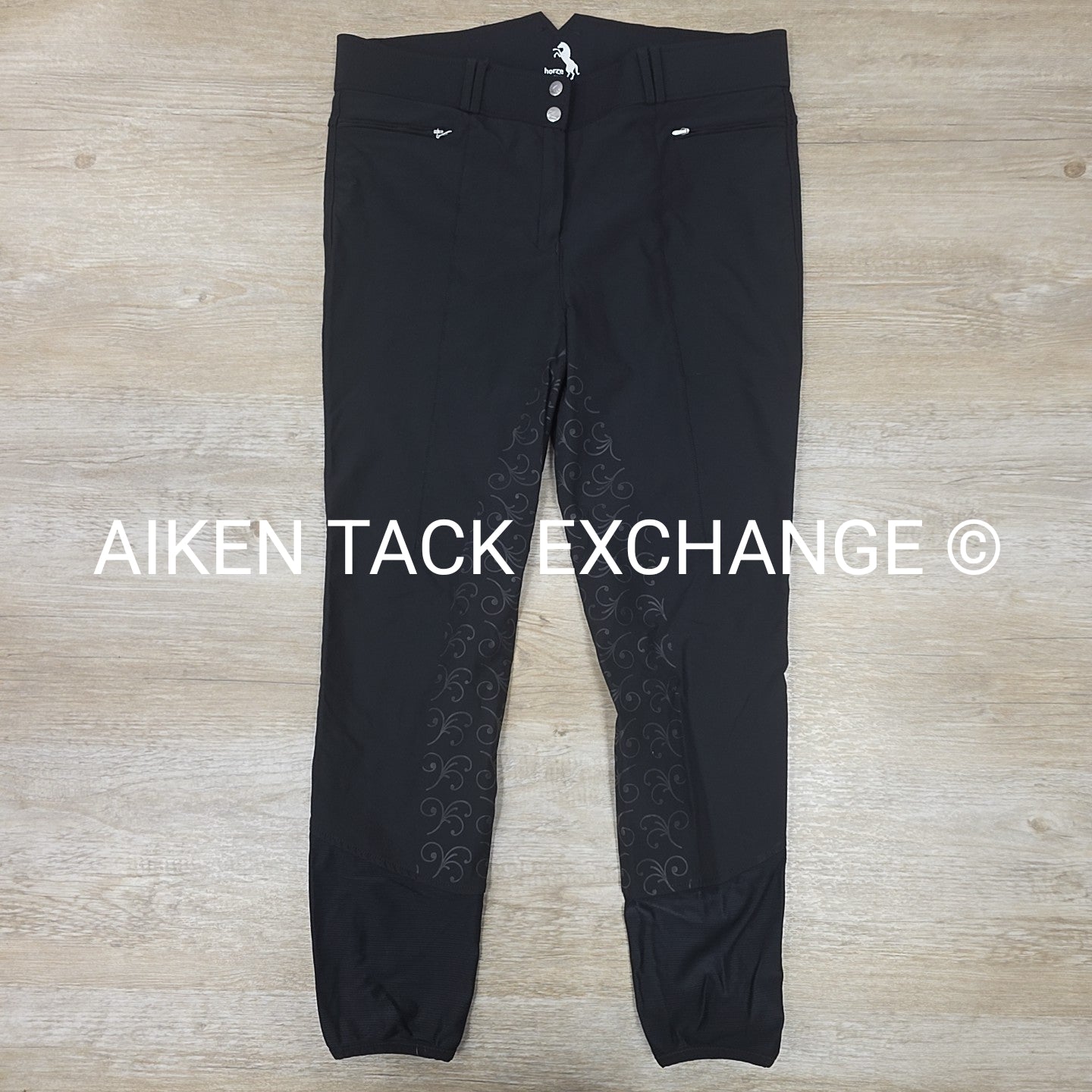 Horze Angelina Silicone Grip Full Seat Breeches, Women's 36