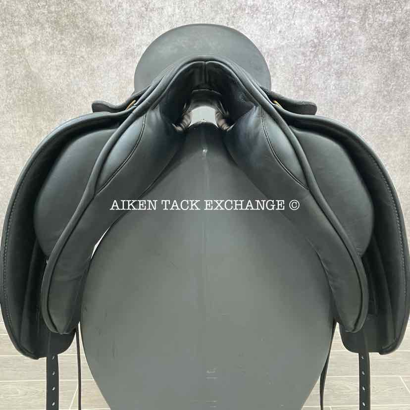 Hulsebos WB3 Dressage Saddle, 17" Seat, M/MW Tree, Wool Flocked Panels