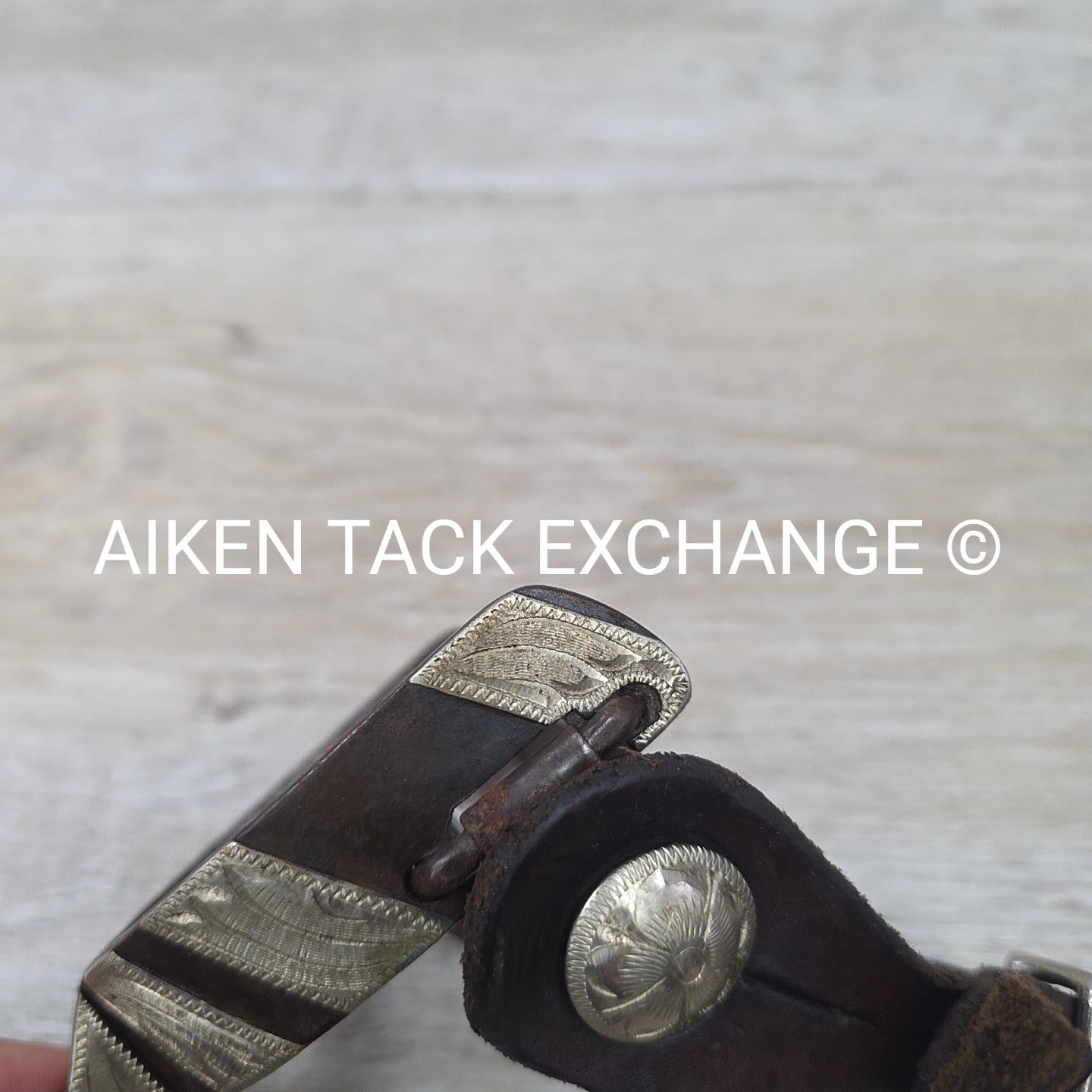 Classic Equine Cowboy Series Spurs with Chap Guard & Leather Spur Straps