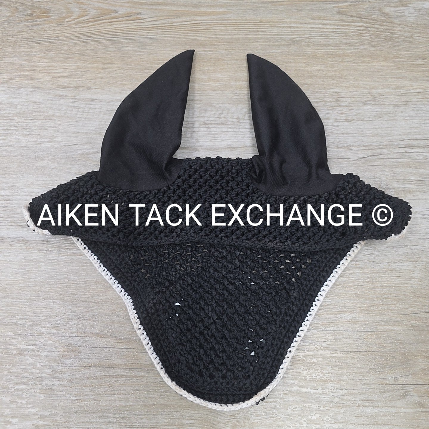 Zandona Ear Bonnet, Black, Size Full