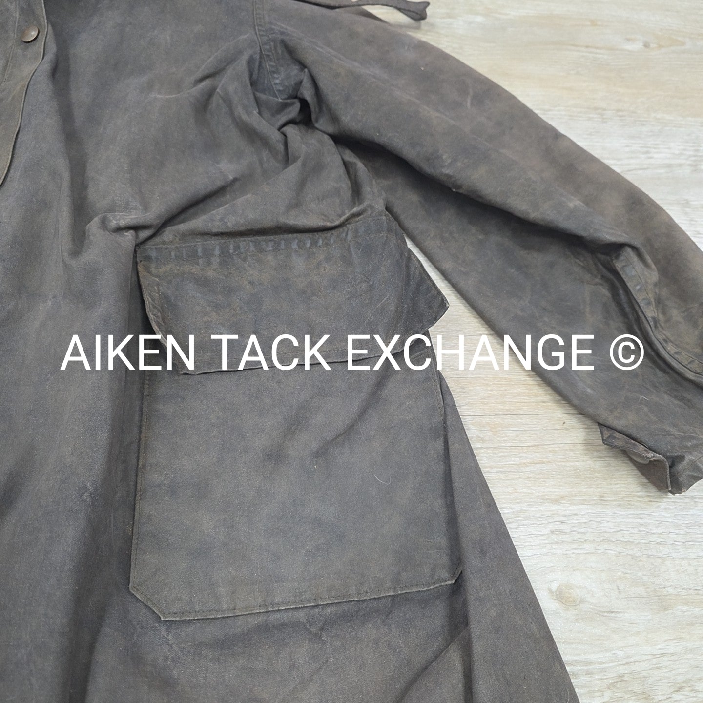 Koolah Waxed Trenchcoat, Size XLarge