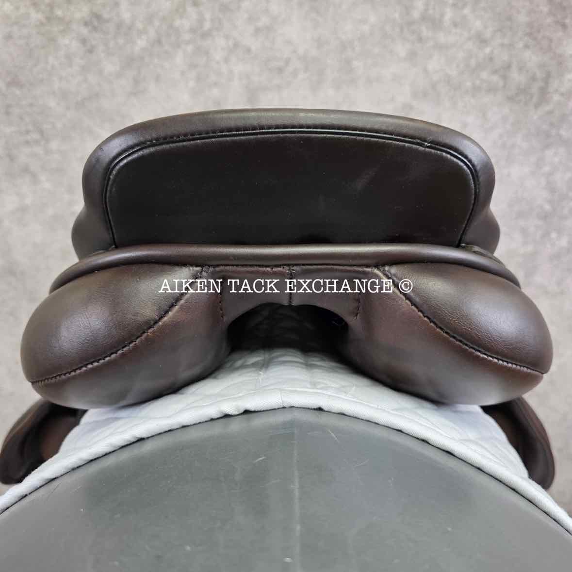 Albion Legend K2 Jump Saddle, 17.5" Seat, Wide Tree, Wool Flocked Panels