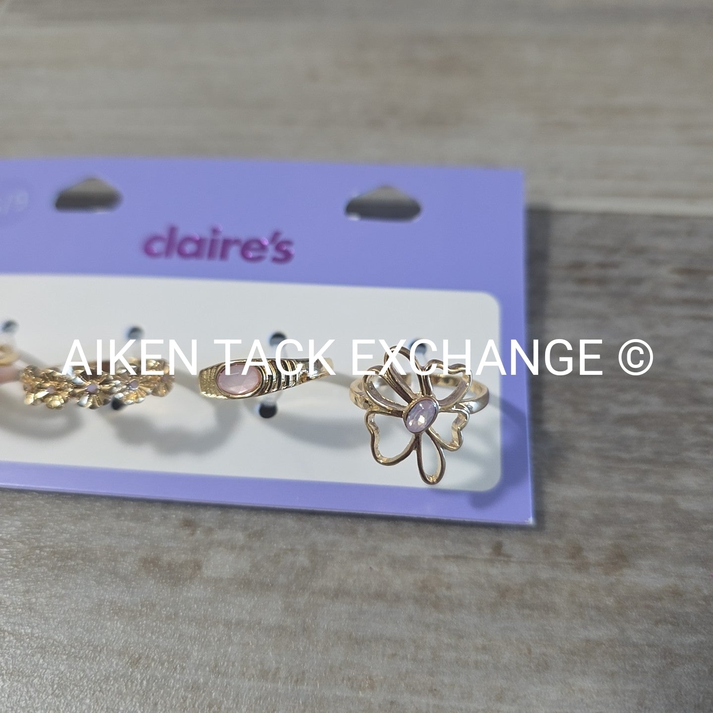 Claire's Ring Set (4) - Size 8/9