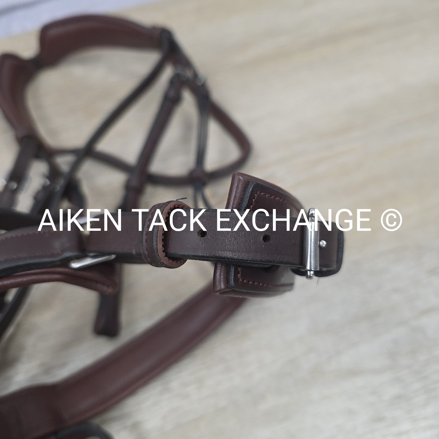 Montar Fair Bridle with Removable Flash, No Reins, Brown, Size Full