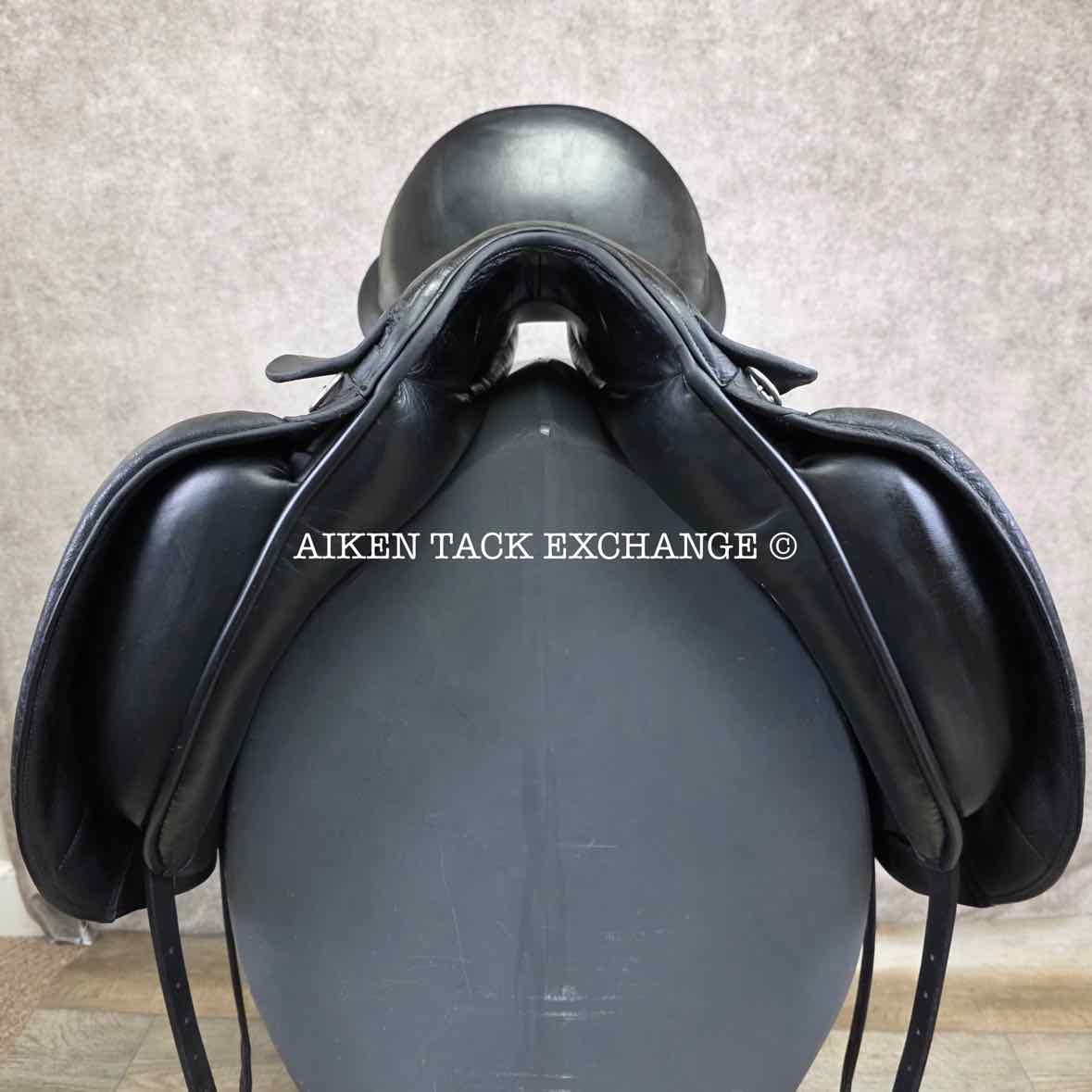 2004 Custom Saddlery Advantage Dressage Saddle, 17.5" Seat, Adjustable Tree, Wool Flocked Panels