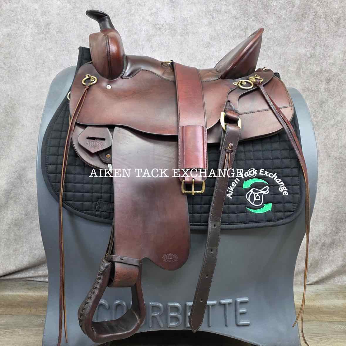 **SOLD** 2006 Tucker 260 High Plains Western Saddle, 16.5" Seat, Medium Tree - Semi QH Bars