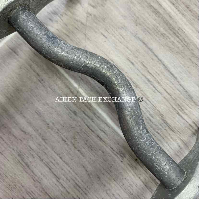 Aluminum Mullen Mouth Shank Bit 4.5"