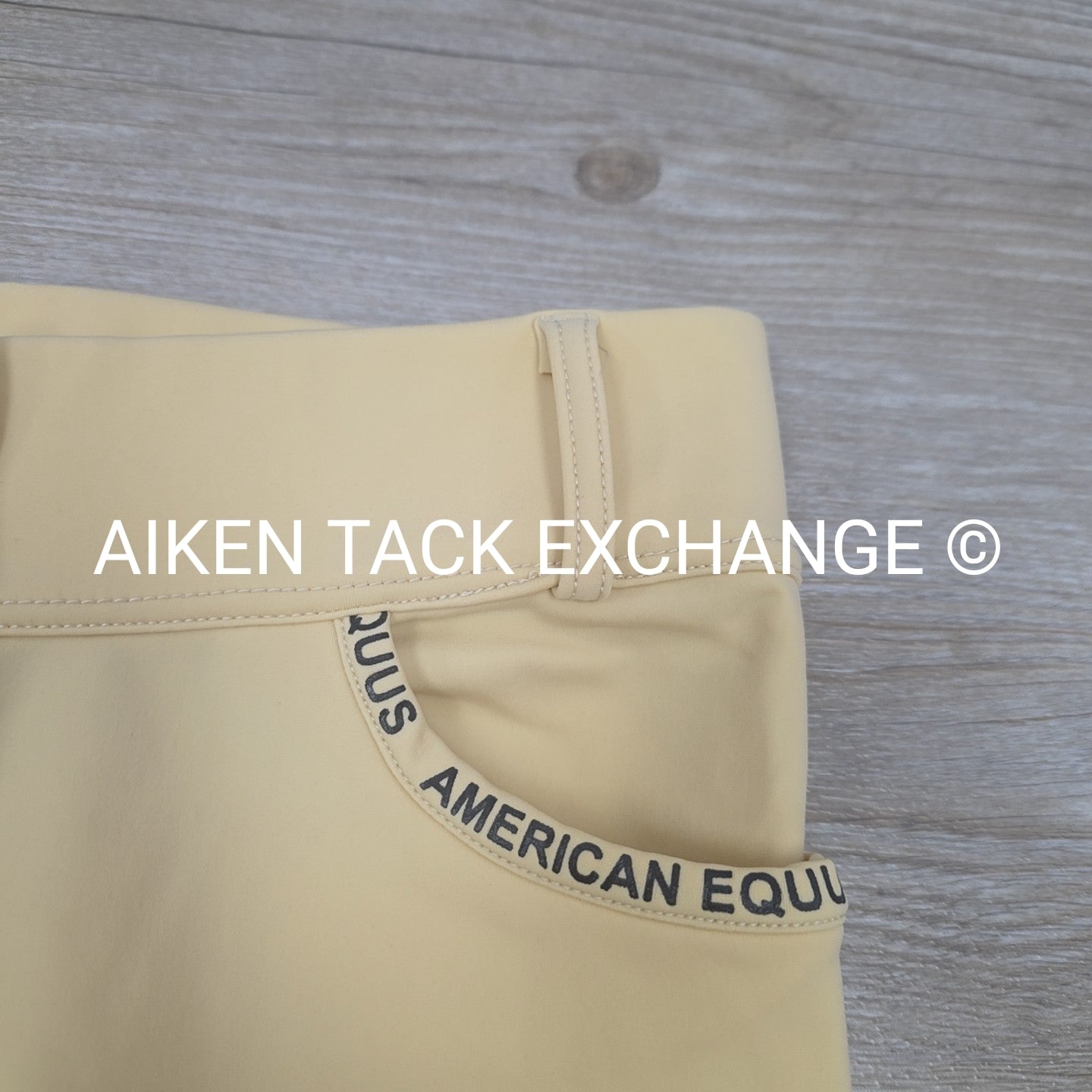 American Equus Fleece Lined Silicone Grip Full Seat Breeches, Women's Medium