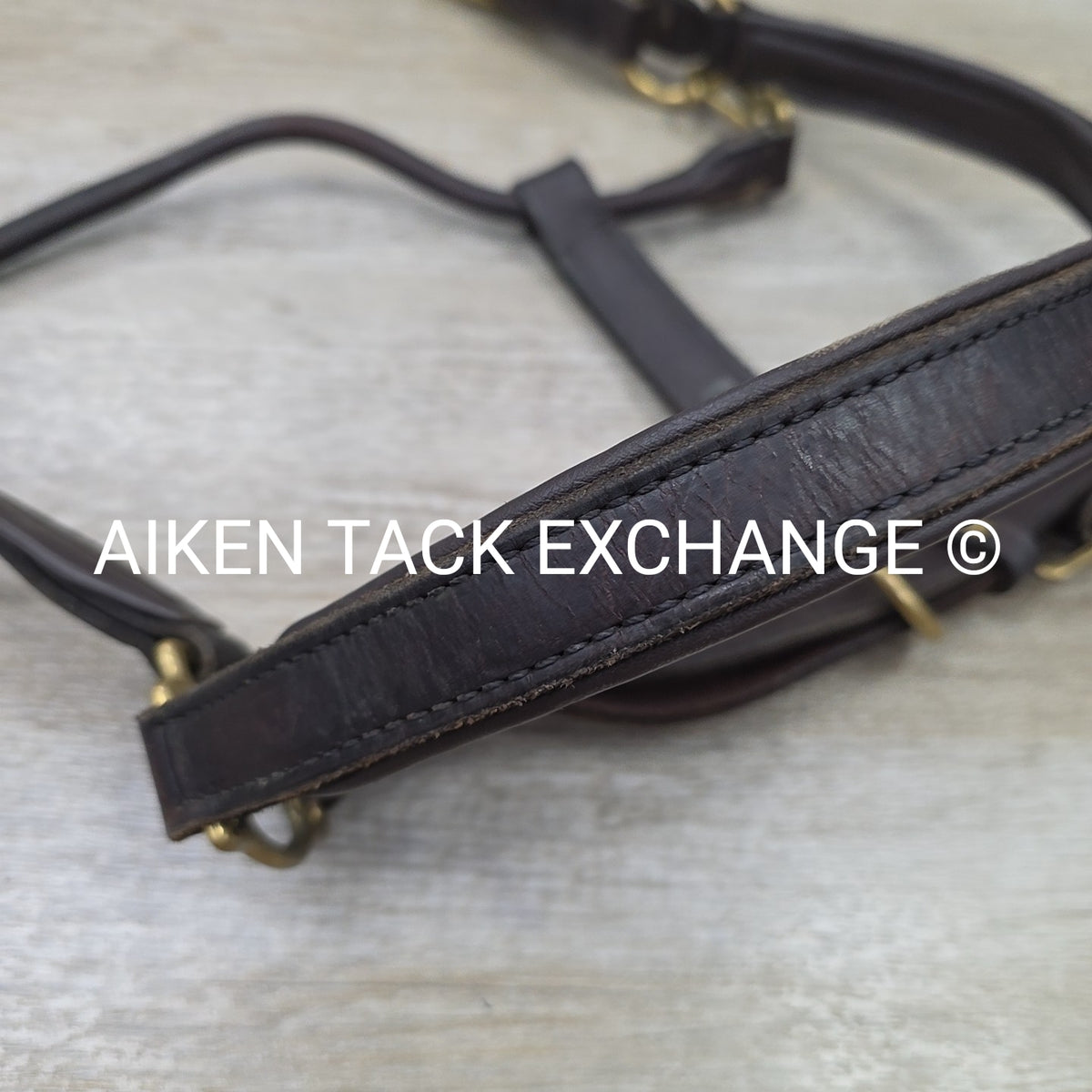 SmartPak Soft Padded Leather Halter, Brown, Oversize