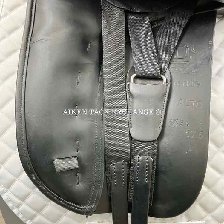 2014 PDS Carl Hester Grande Alto Dressage Saddle, 17.5" Seat, Adjustable Tree - Changeable Gullet, Wool Flocked Panels