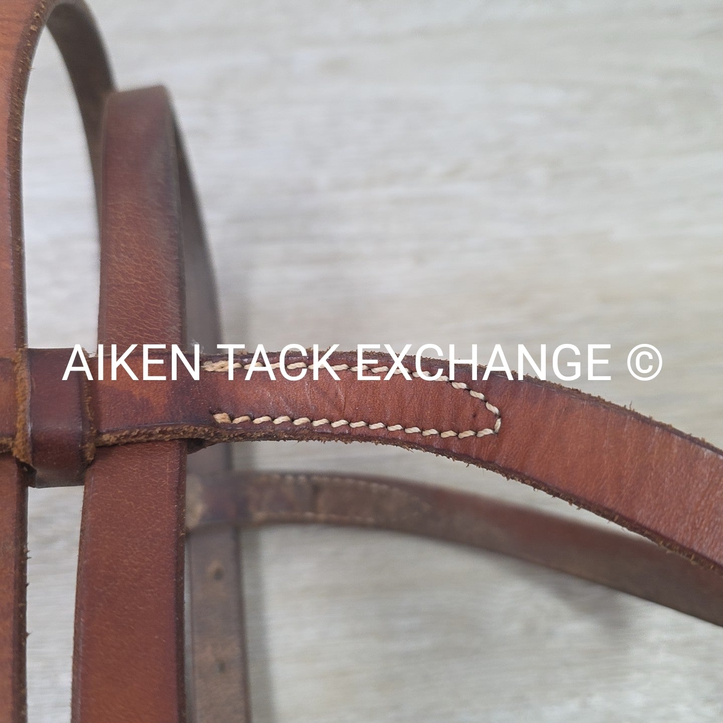 Western Browband Headstall, No Reins, Brown, Size Full