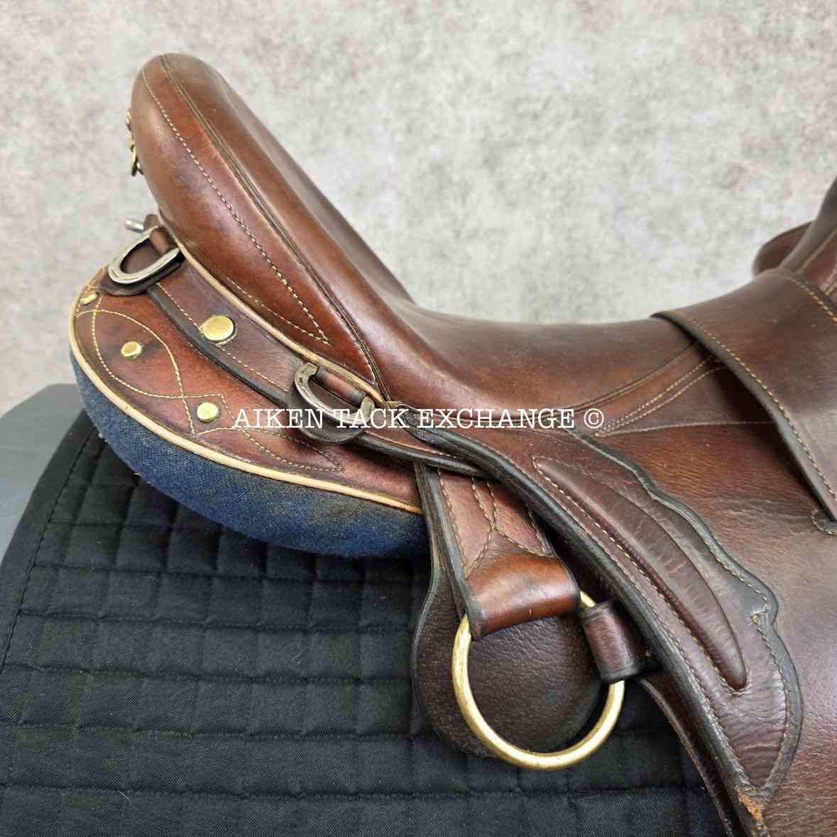 Syd Hill & Sons Australian Stock Saddle, 16" Seat (Western) - 18" Seat (English), MW/W Tree