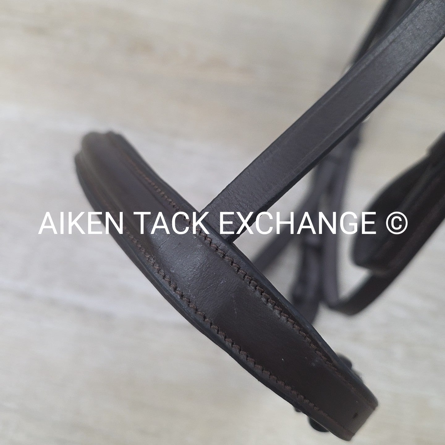 HDR Advantage Mono Crown Padded Bridle with Reins, Havana, Size Cob