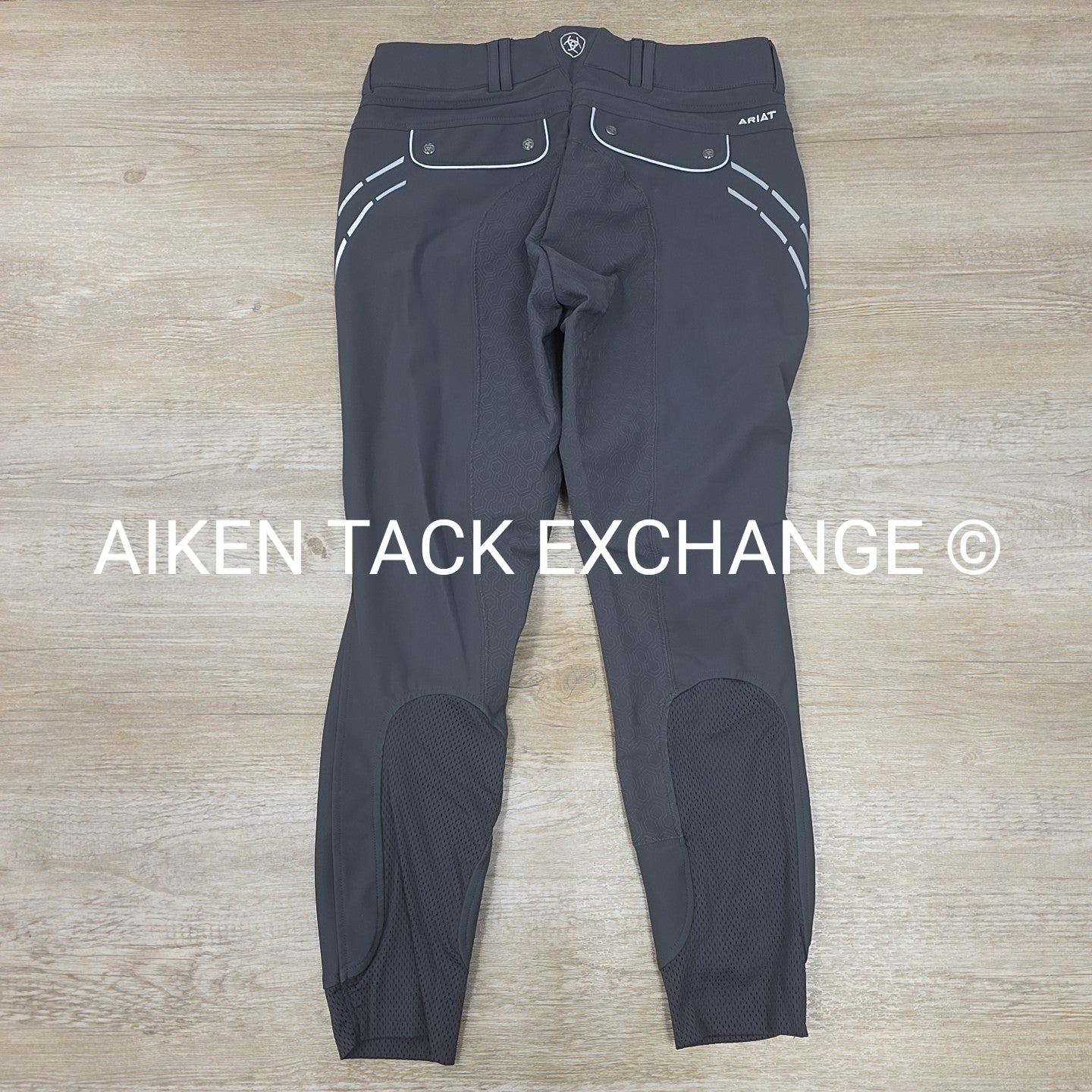 Ariat Tri-Factor Silicone Grip Full Seat Breeches, Size 34 R