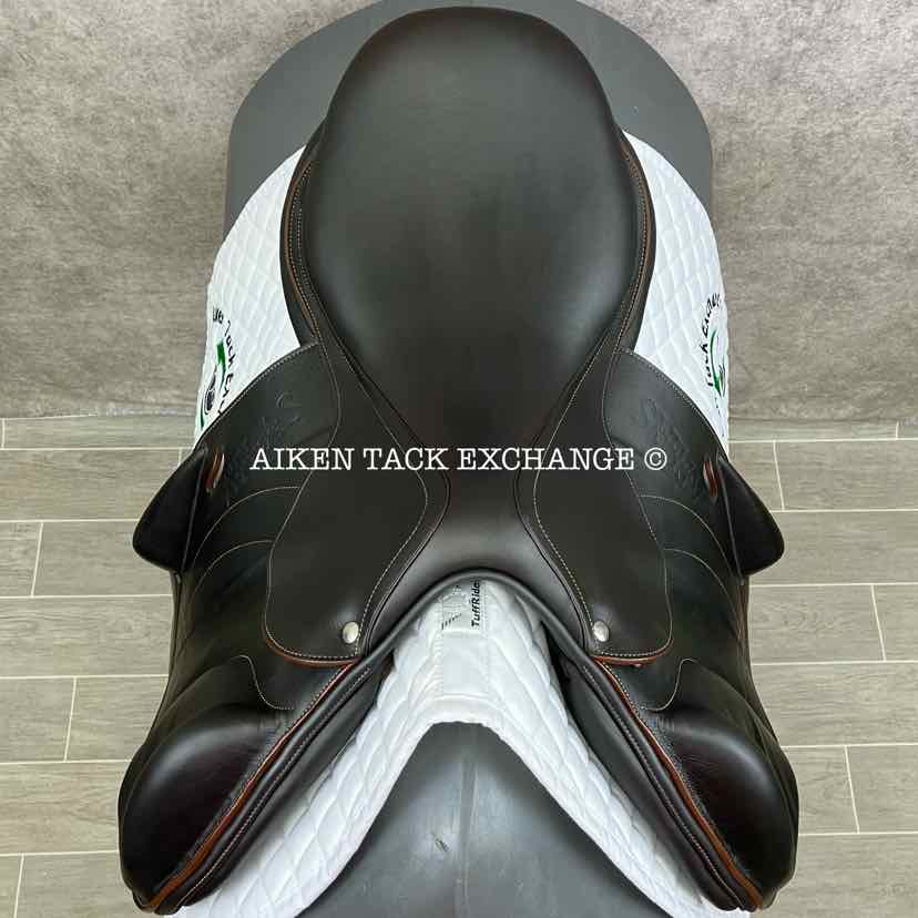 **SOLD** 2022 Arion Atlas Cross Country Monoflap Jump Saddle, 17.5" Seat, 2A Flap, Medium Wide Tree, Foam Panels, Full Buffalo Leather