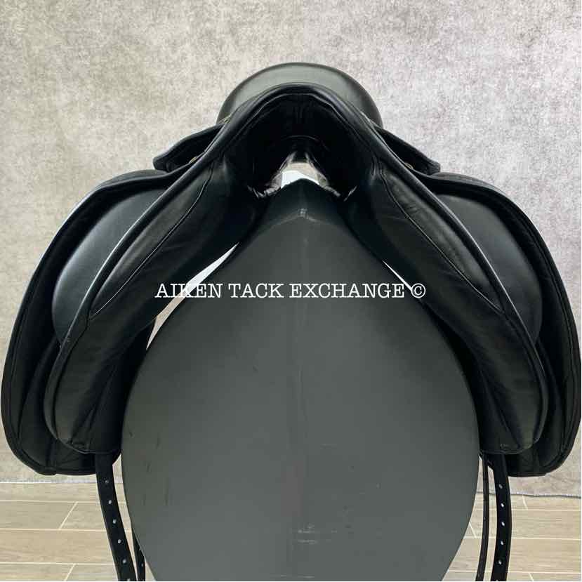 **SOLD** 2012 Hulsebos DR CC Dressage Saddle, 17.5" Seat, Medium Wide Tree, Wool Flocked Panels