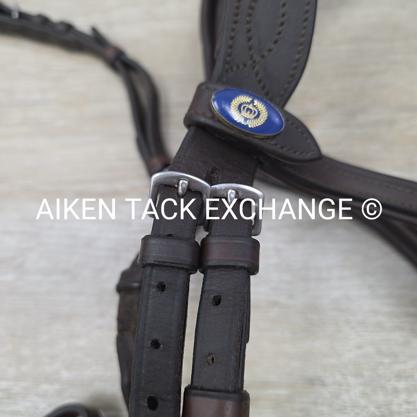 PS of Sweden Jump Off Anatomic Bridle, No Reins, Brown, Size Full