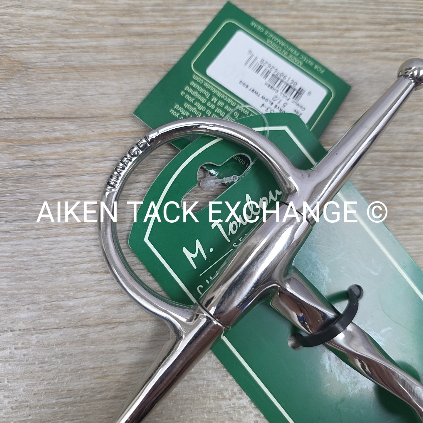 Marcel Toulouse Single Jointed Slow Twist Full Cheek Bit 5.5"