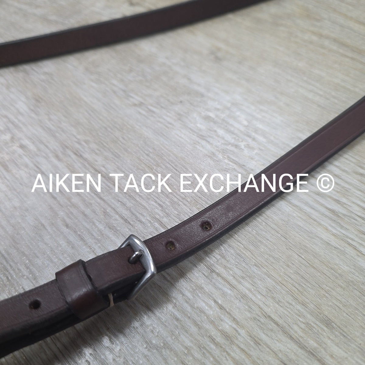 Plain Flat Standing Martingale, Brown, Size Full
