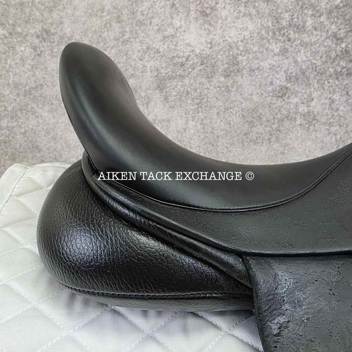 Cardanel Olympik MK2 Dressage Saddle, 17" Seat - Short Flap, Medium Narrow Tree, Wool Flocked Panels