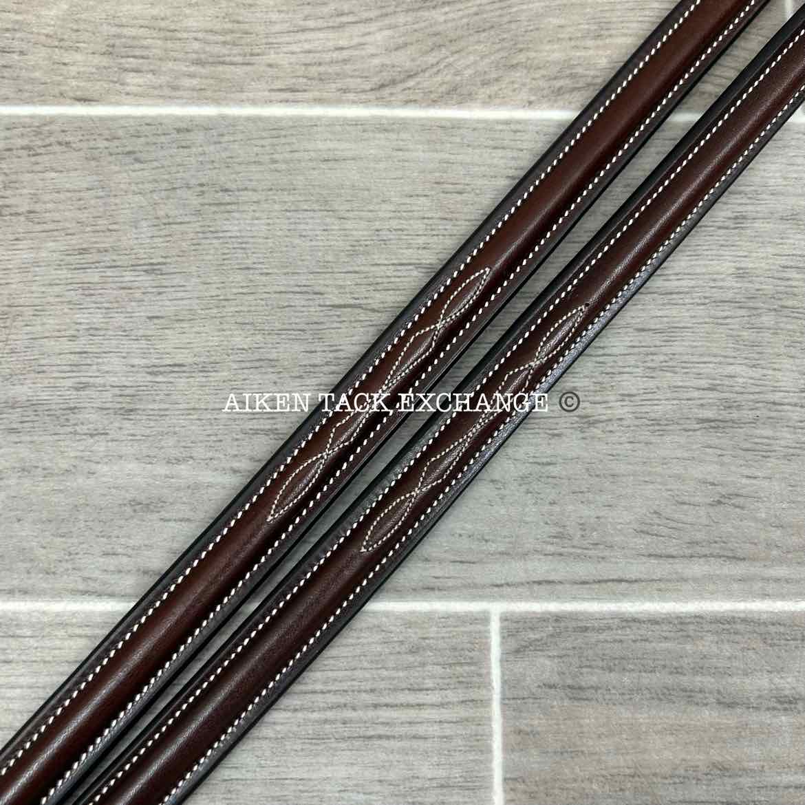 KL Select KL Italia Venezia Hunter Bridle with Reins, Brown, Size Full