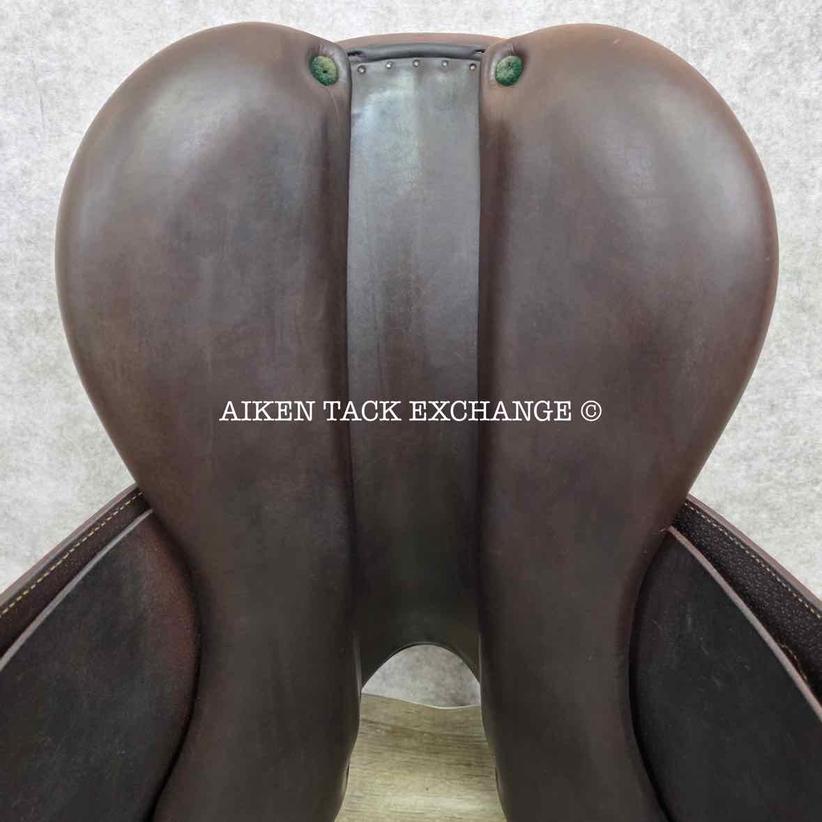 2013 Herve Godignon Jump'In Close Contact Jump Saddle, 17.5" Seat, 3CL Flap, Medium Tree, Foam Panels
