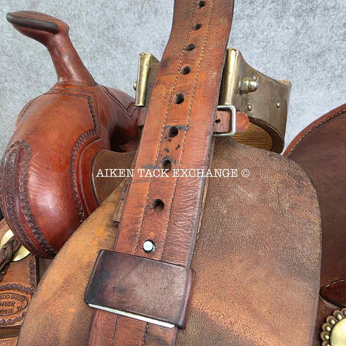 2008 Loredo Saddlery Western Saddle, 15" Seat, Wide Tree - Full QH Bars