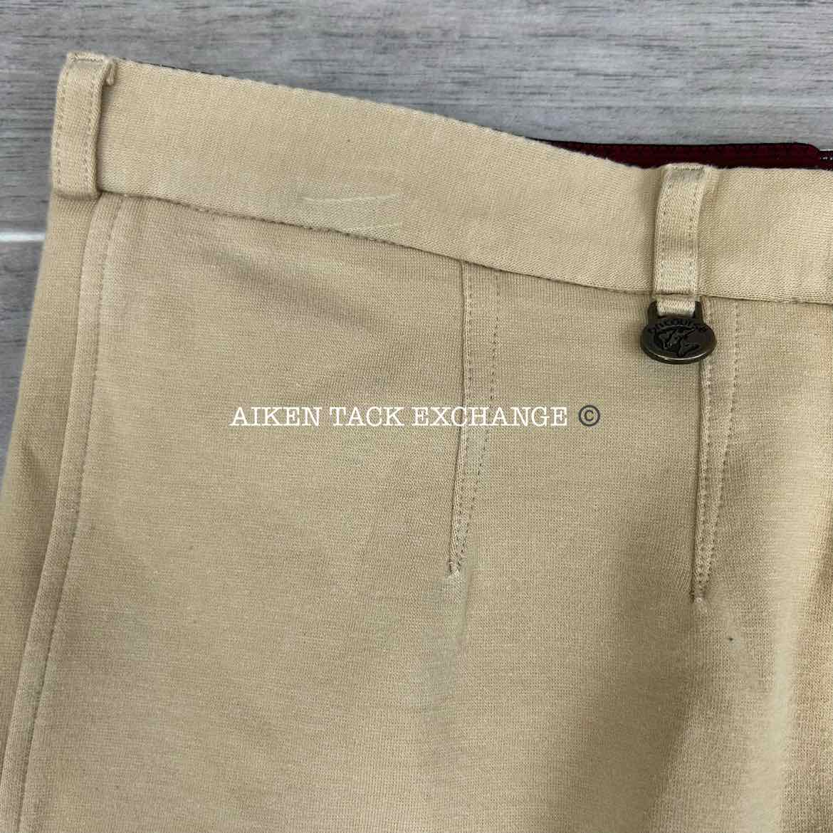 On Course Cotton Naturals Full Seat Breeches, Size 34