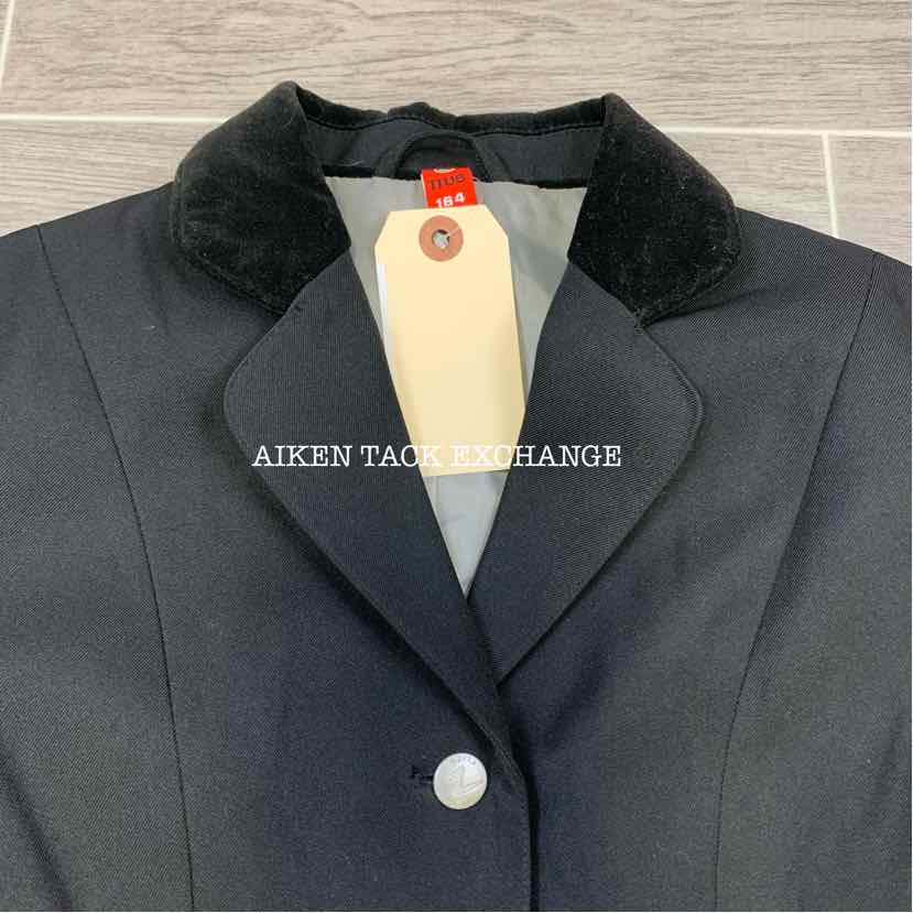 Horze Show Coat w/ Velvet Collar, Size 164 (14-15YR)