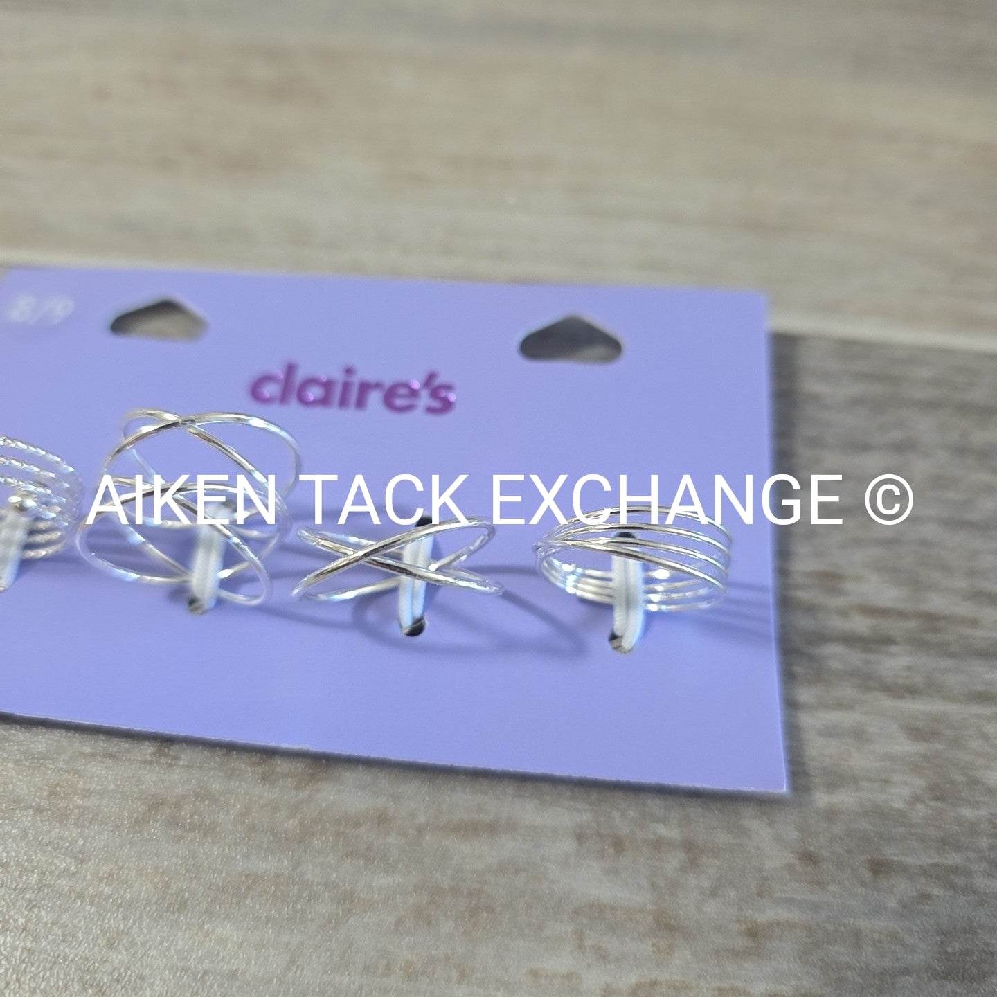 Claire's Ring Set (4) - Size 8/9