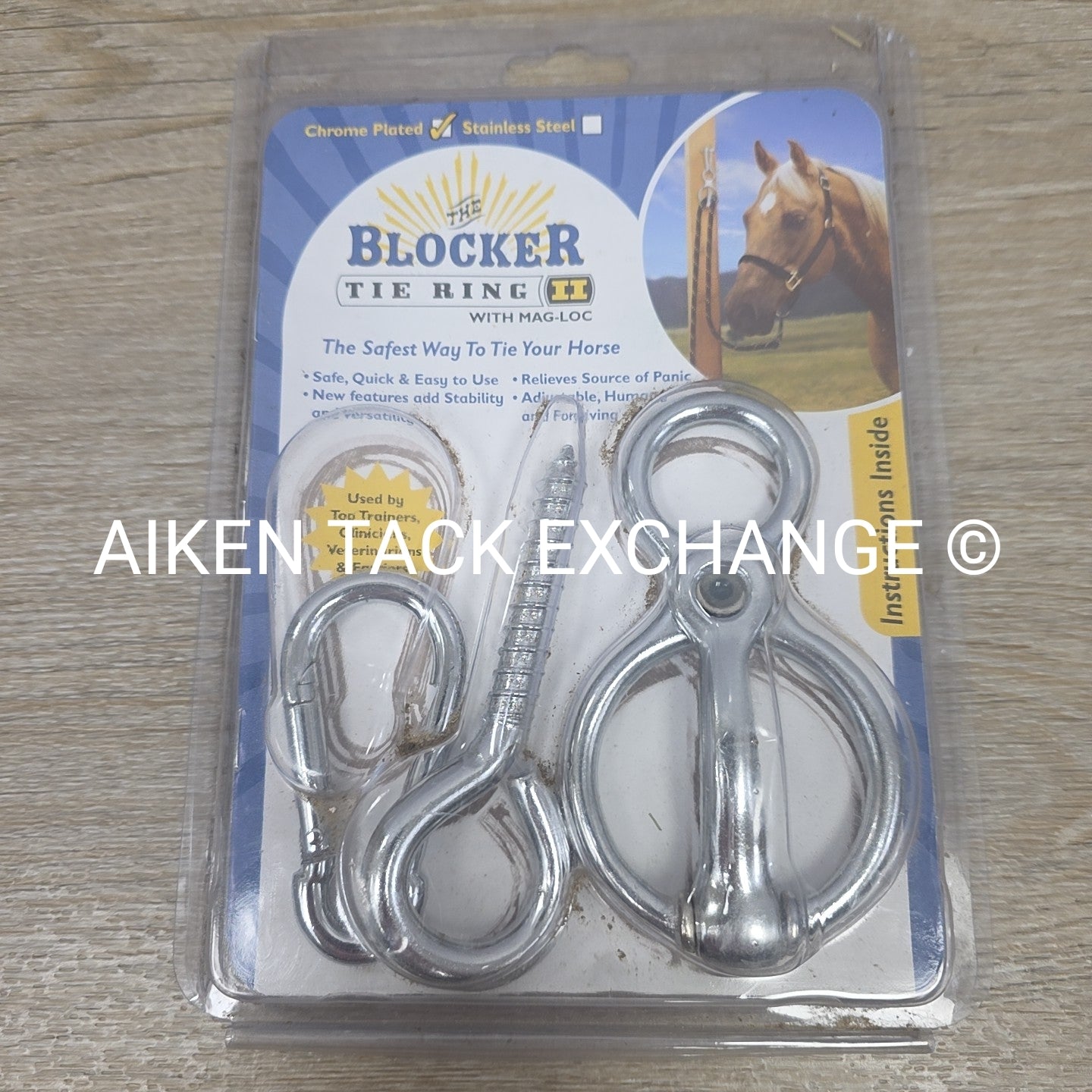 The Blocker Tie Ring II, Chrome Plated