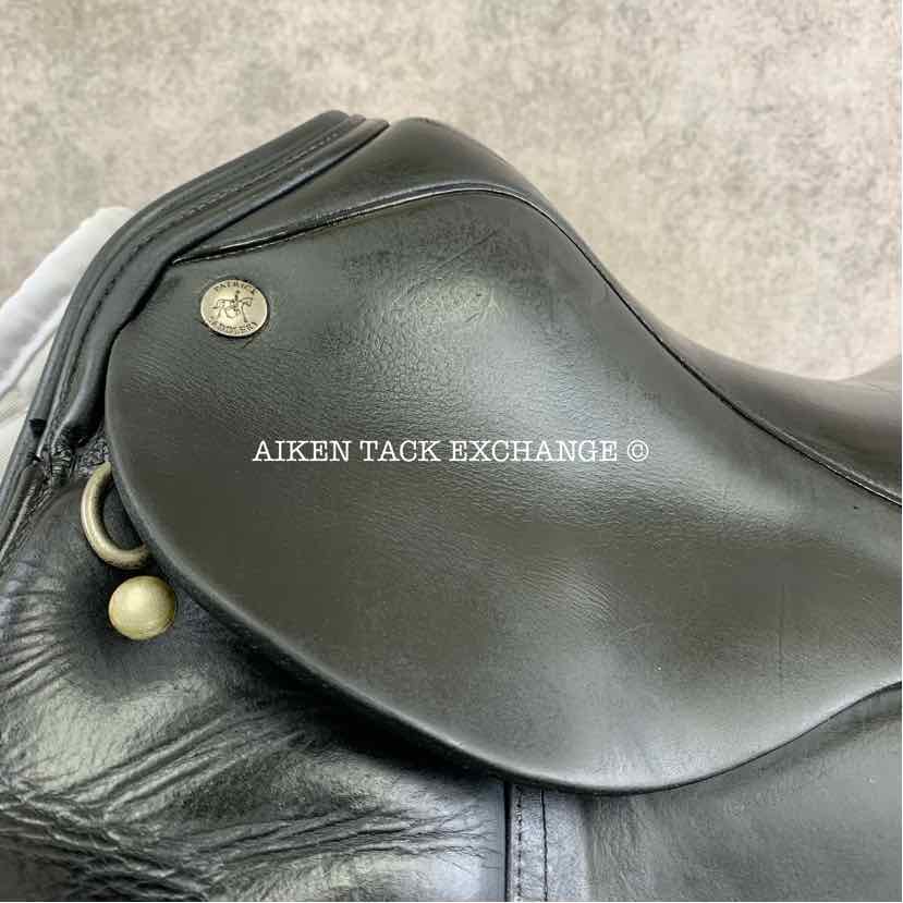 **SOLD** Patrick Saddlery Dressage Saddle, 17.5" Seat, Medium Wide Tree, Wool Flocked Panels