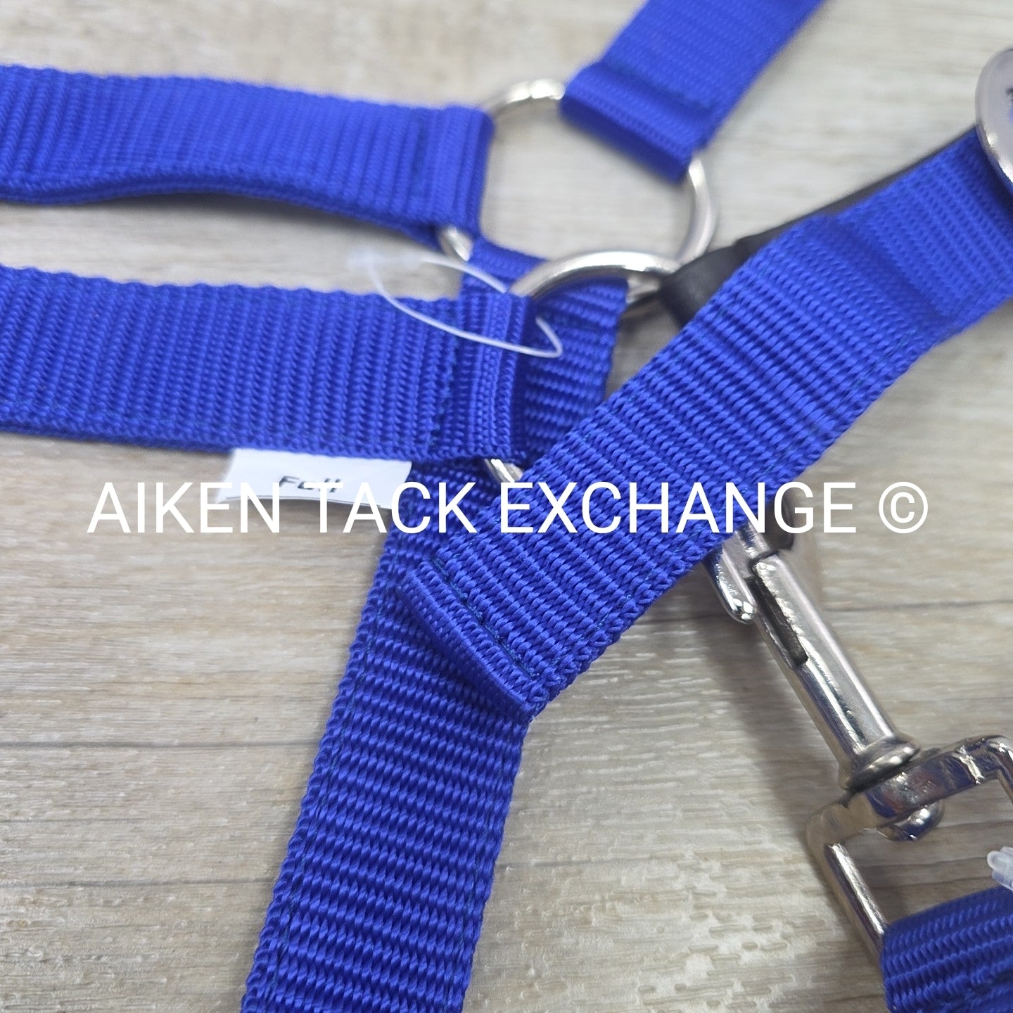 TuffRider Breakaway Nylon Halter & Lead Rope Set, Blue, Size Full