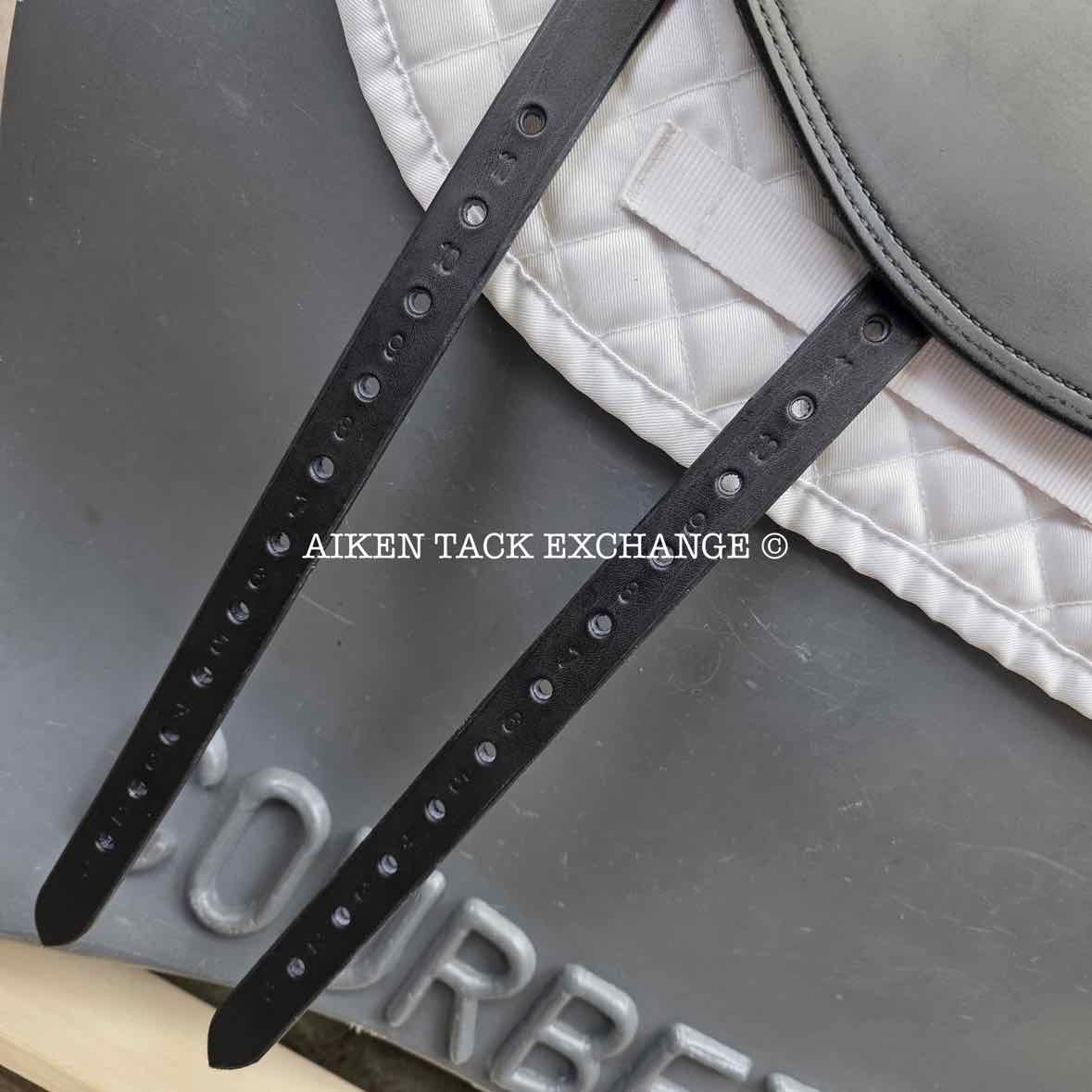 2018 Erreplus Freestyle Monoflap Dressage Saddle, 17" Seat, Adjustable Tree, Wool Flocked Panels