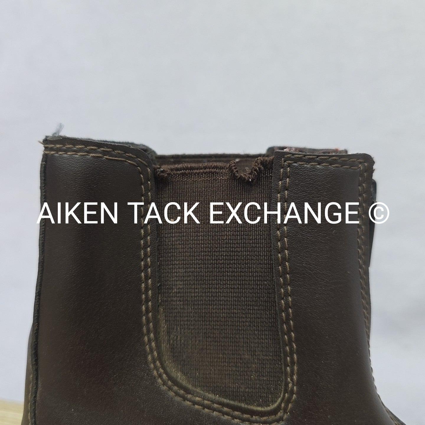 TuffRider Zip Up Paddock Boots, Brown, Size 3