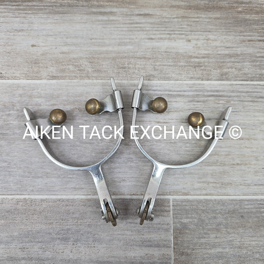 Western Rowel Spurs, No Spur Straps