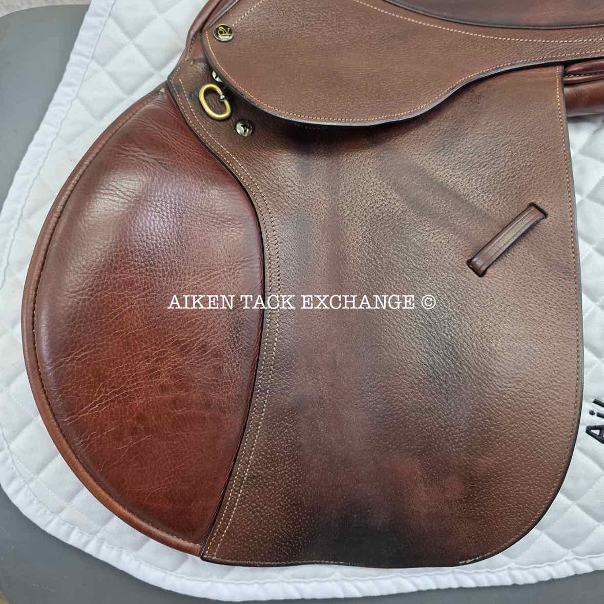2015 Ovation Ruiz Diaz Close Contact Jump Saddle, 17" Seat, Adjustable Tree - XCH Changeable Gullet, Foam Panels