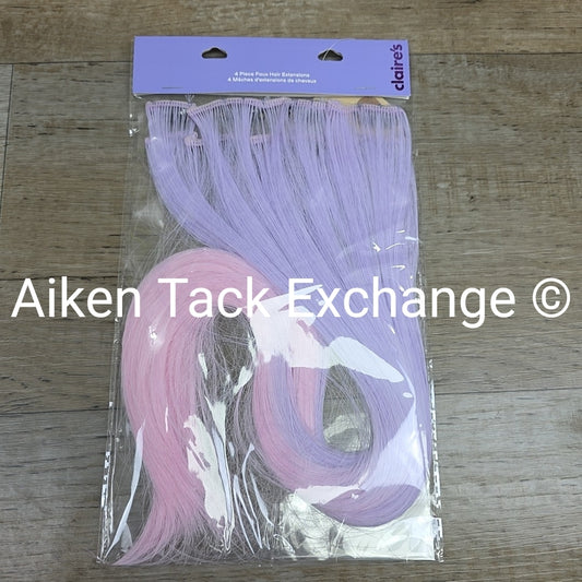 Claire's Faux Hair Extensions, 4 Pieces