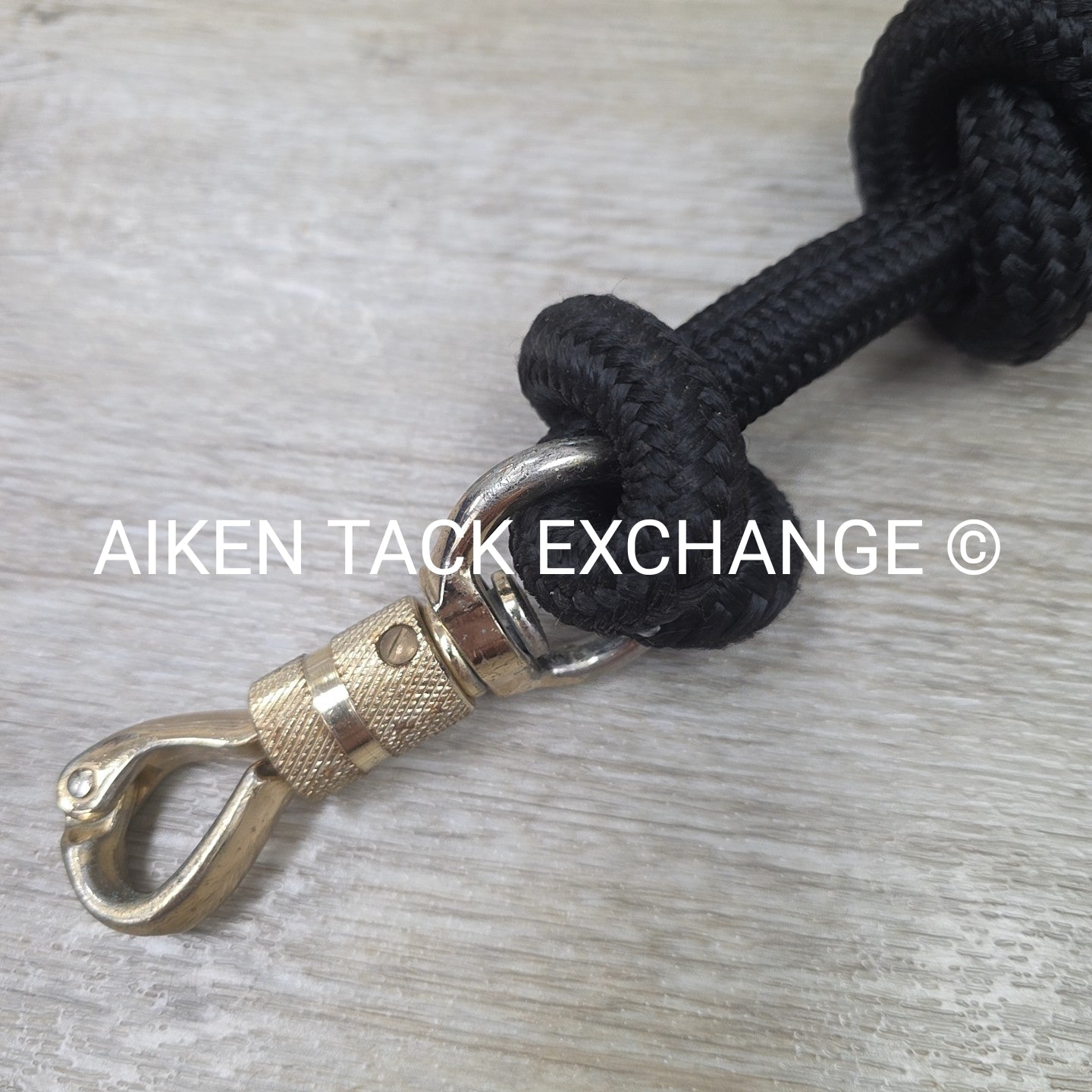 Training Lead Rope with Leather Popper