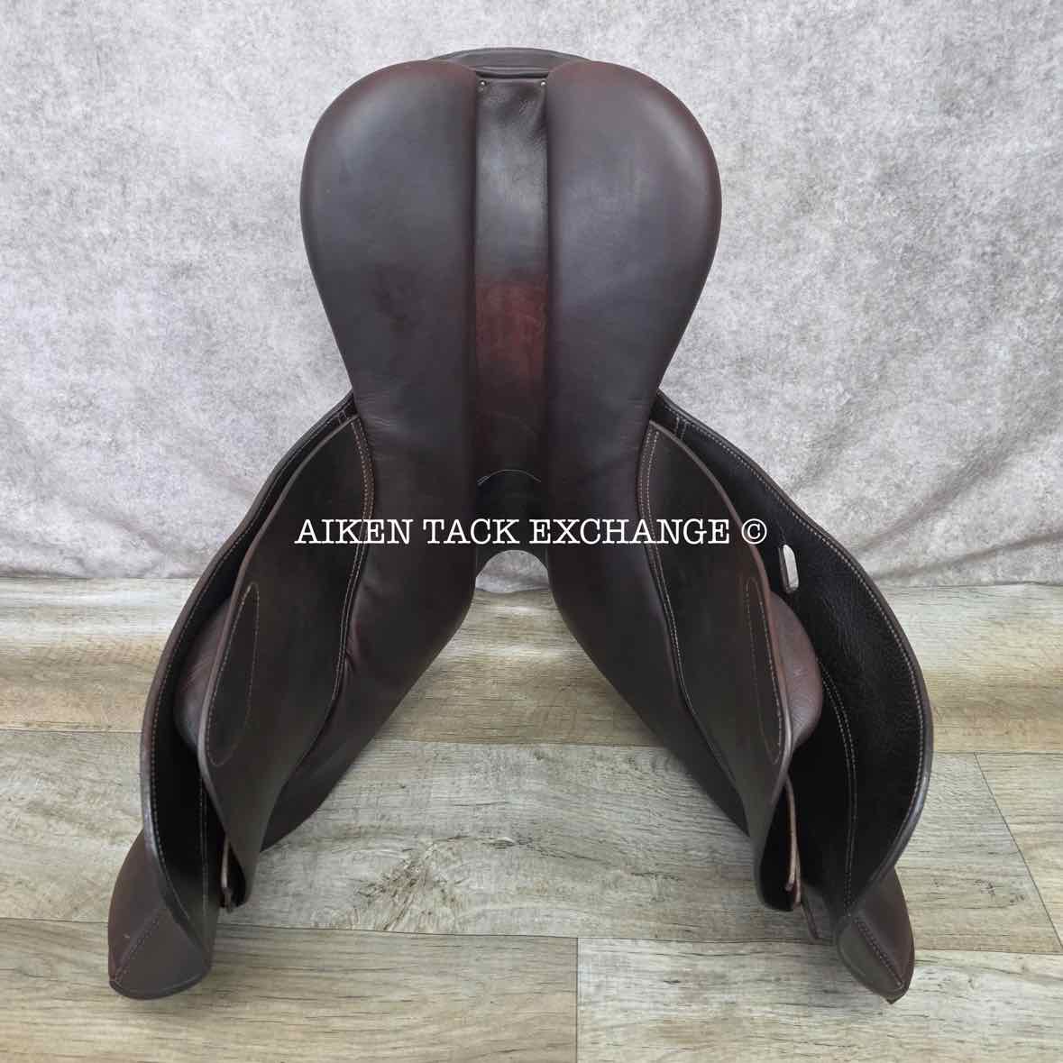 2017 Ovation San Telmo Close Contact Jump Saddle, 18" Seat, Adjustable Tree - XCH Changeable Gullet, Foam Panels