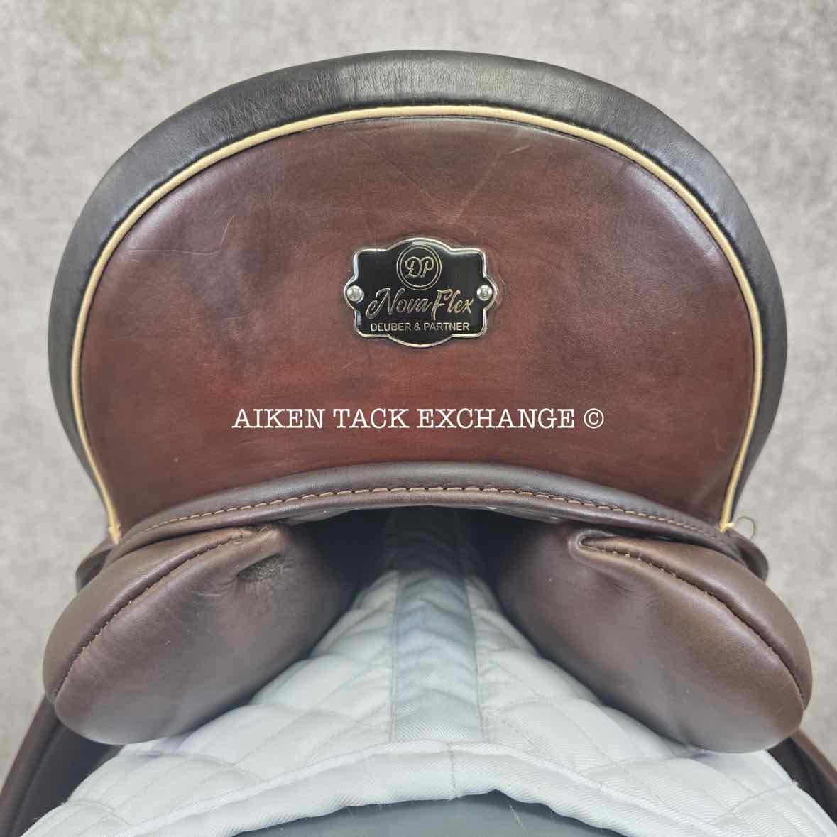 DP 3220DL Bolero Deluxe Dressage Saddle, 18" Seat, Ultra-Flex Tree - Adjustable Gullet, Wool Flocked Panels