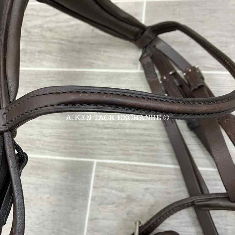 Stubben Switch 2-in-1 Snaffle & Weymouth Bridle, Brown, Size Full
