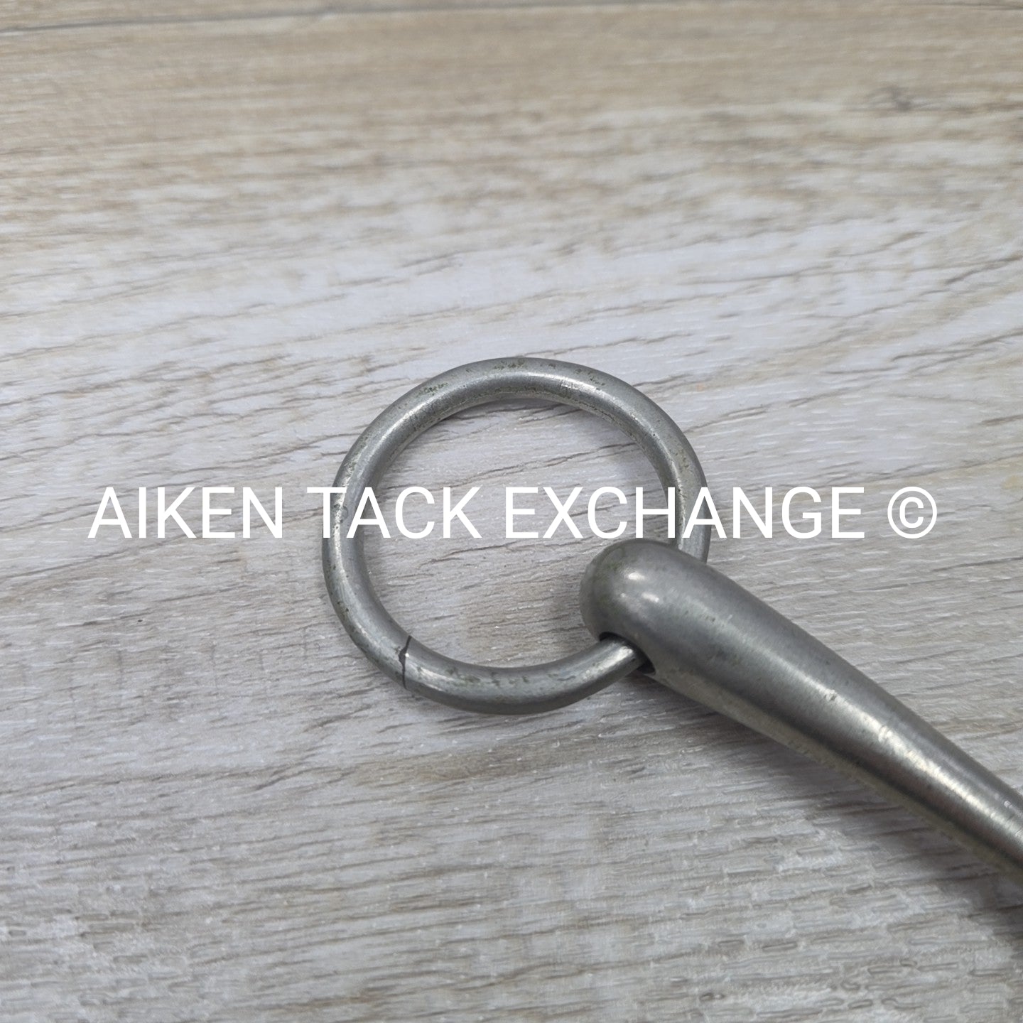 Star Steel Silver Single Joint Loose Ring Bradoon Bit 4.75"