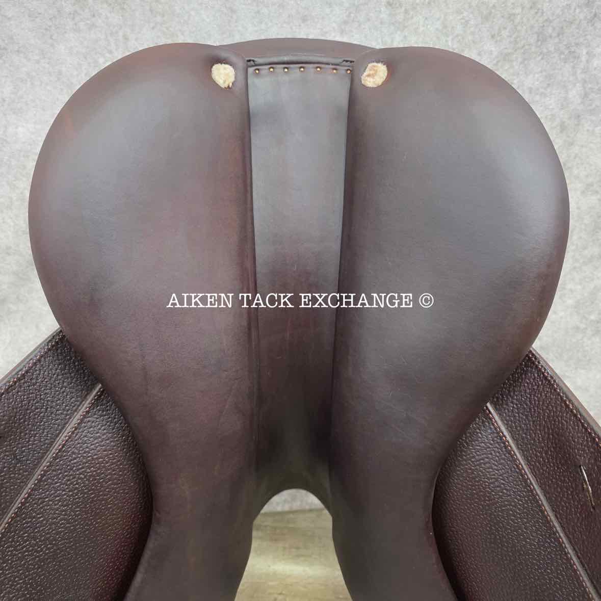 2020 CWD SE09 Monoflap Jump Saddle, 18" Seat, 2A Flap, Medium Tree, Foam Panels, Full Buffalo Leather