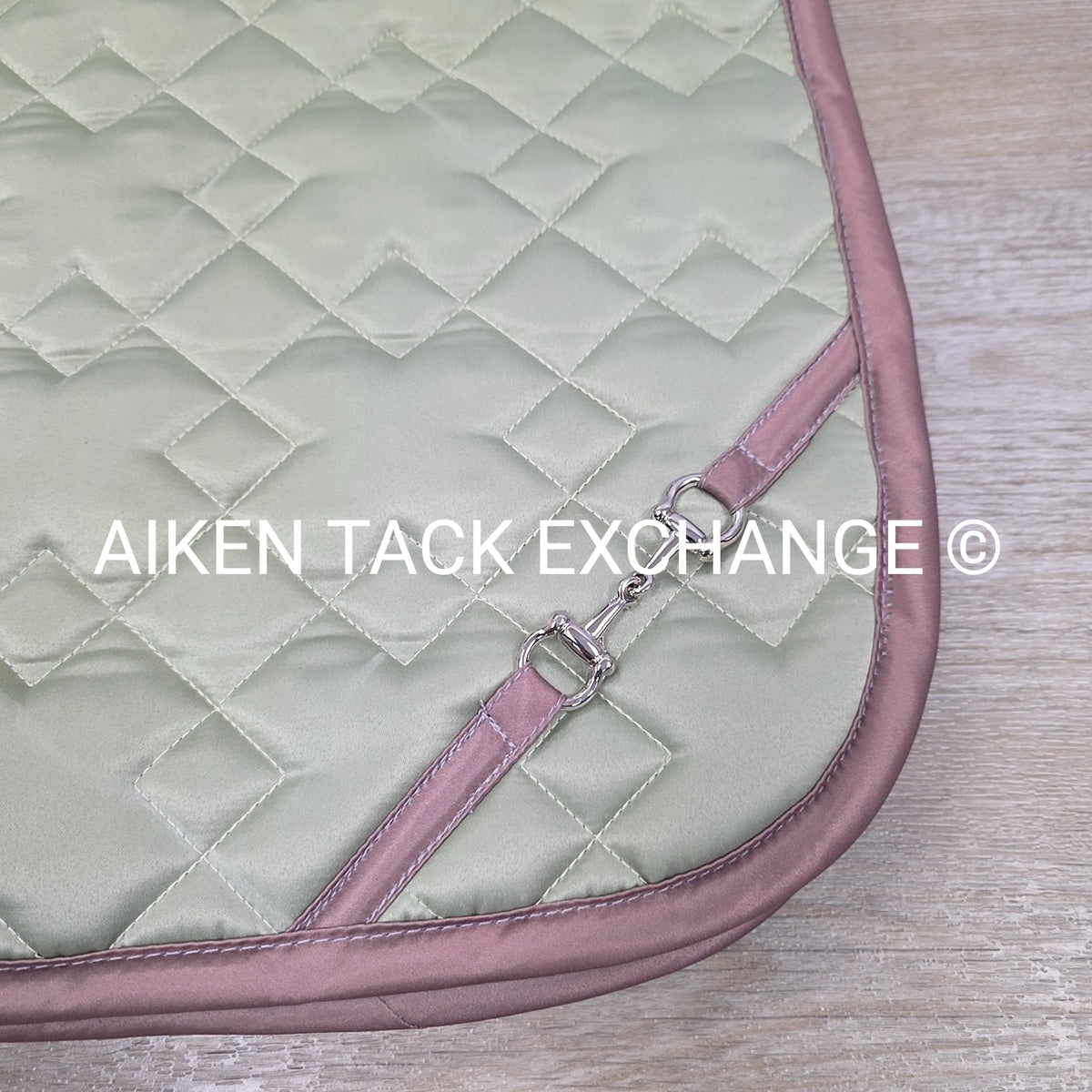 HKM Golden Bit All Purpose Saddle Pad & Ear Bonnet Set, Size Full