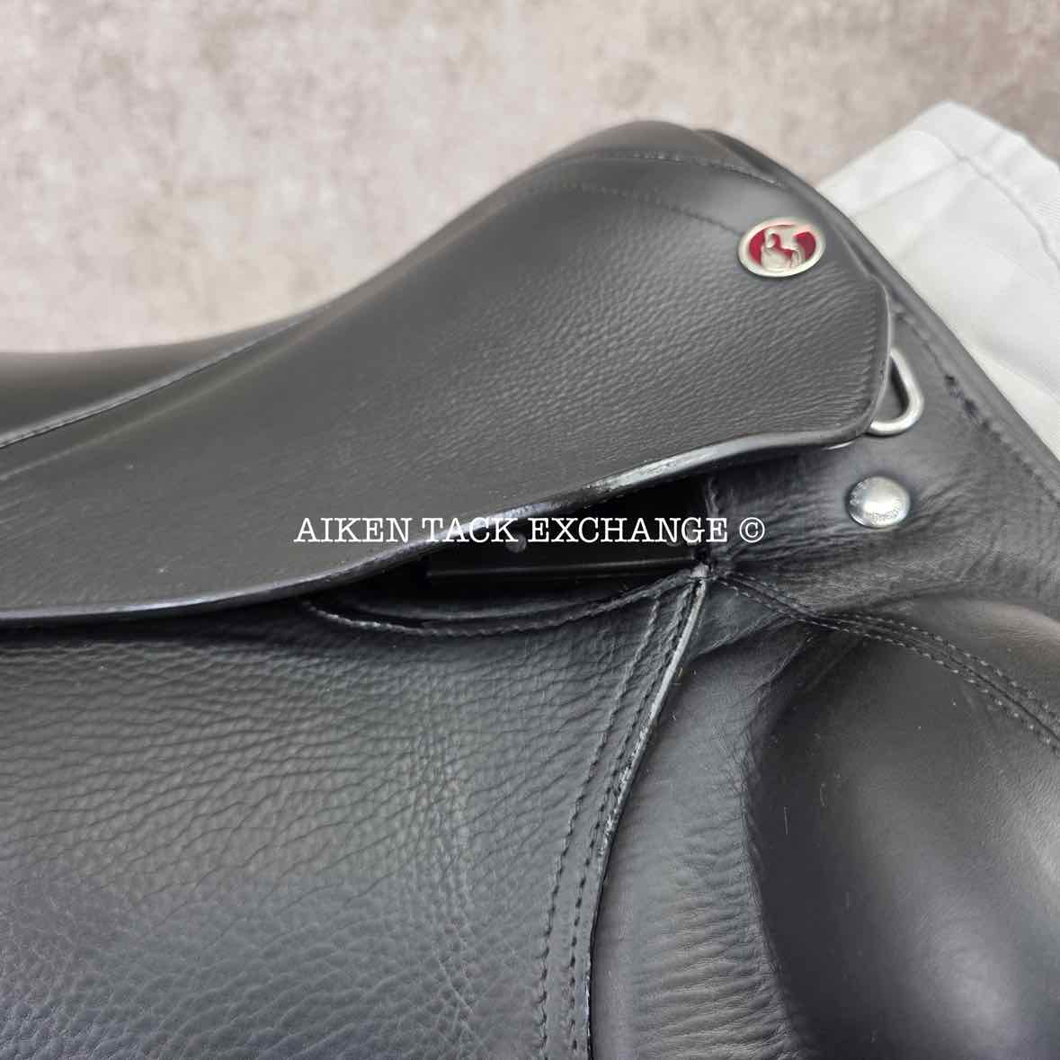 Kieffer Brugge Dressage Saddle, 18" Seat, Medium Tree